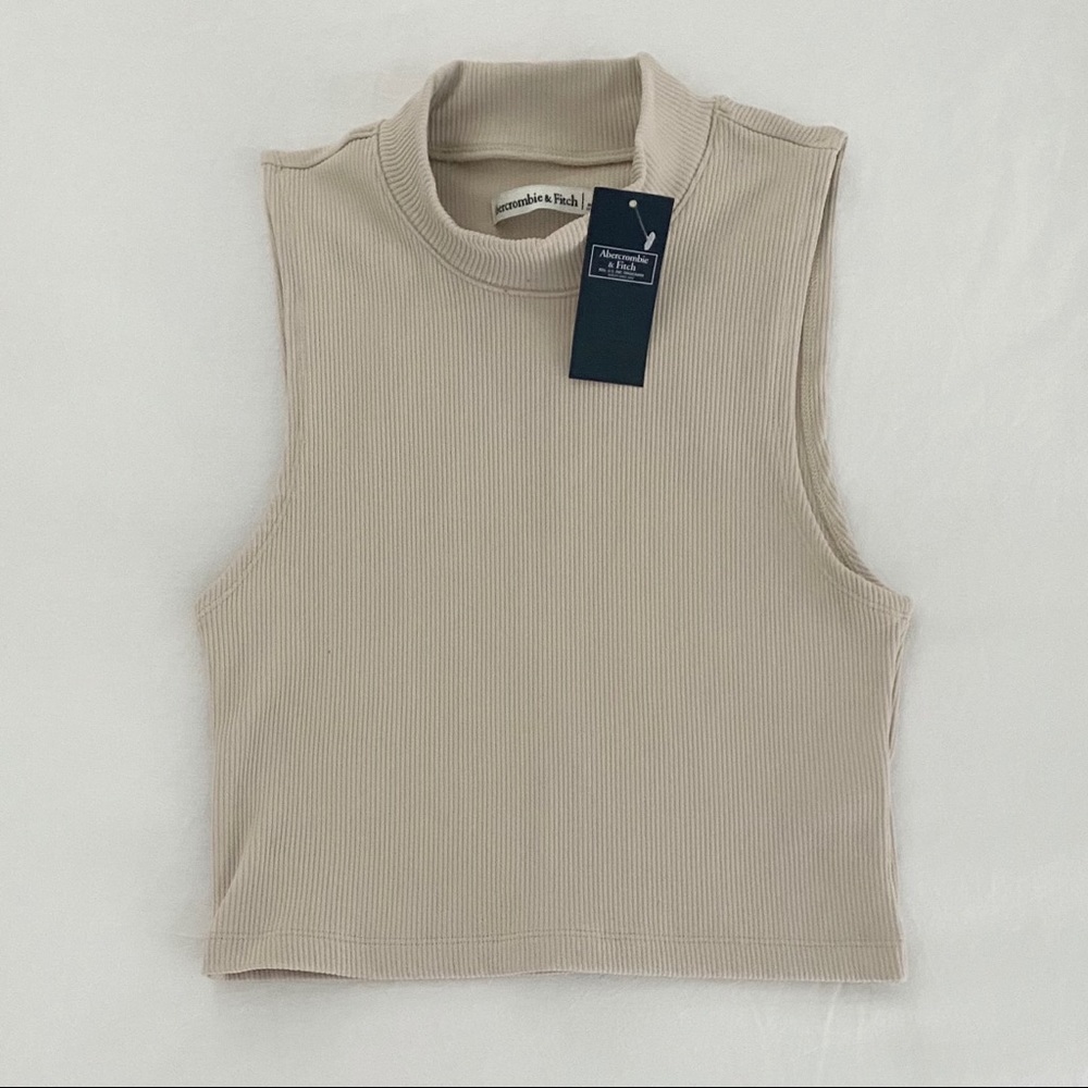 Mock Neck Crop Top